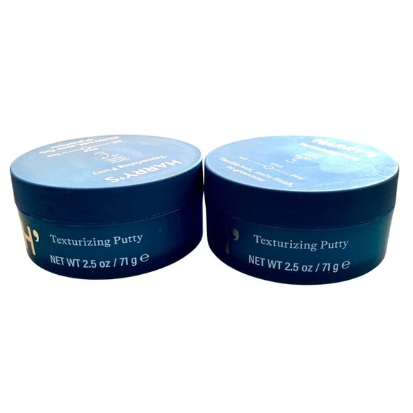 Harrys Texturizing Putty 2.5 Oz Flexible Hold Matte Finish Hair Styling Cream 2p - Picture 2 of 4